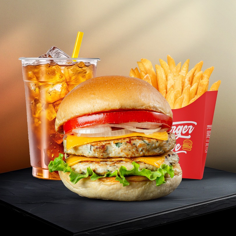 Combo Parisien Au Poulet Double