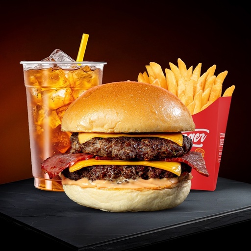 Combo Cheeseburger Double