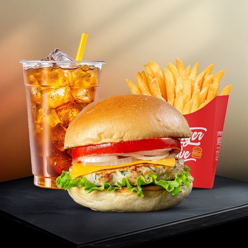 Combo Parisien Au Poulet Single